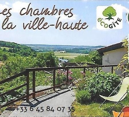 Les Chambres De La Ville Haute Dun-sur-Meuse Exterior photo
